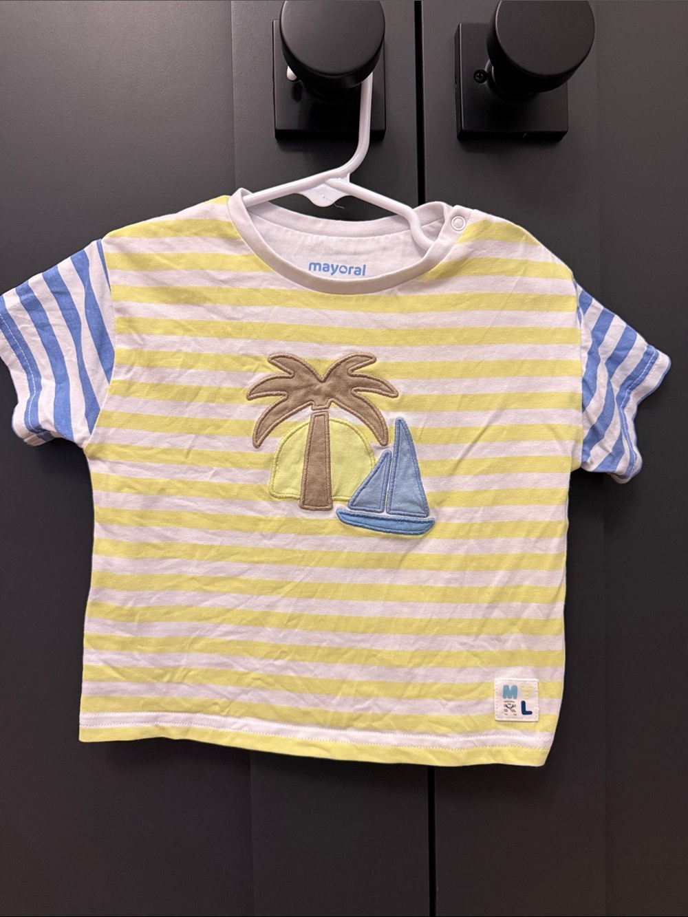 Mayoral Boys Striped Sailing Shirt